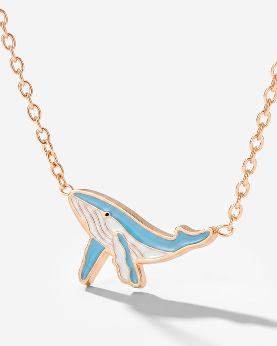 Blue Whale Necklace