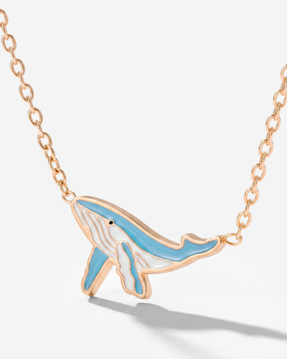 Blue Whale Necklace