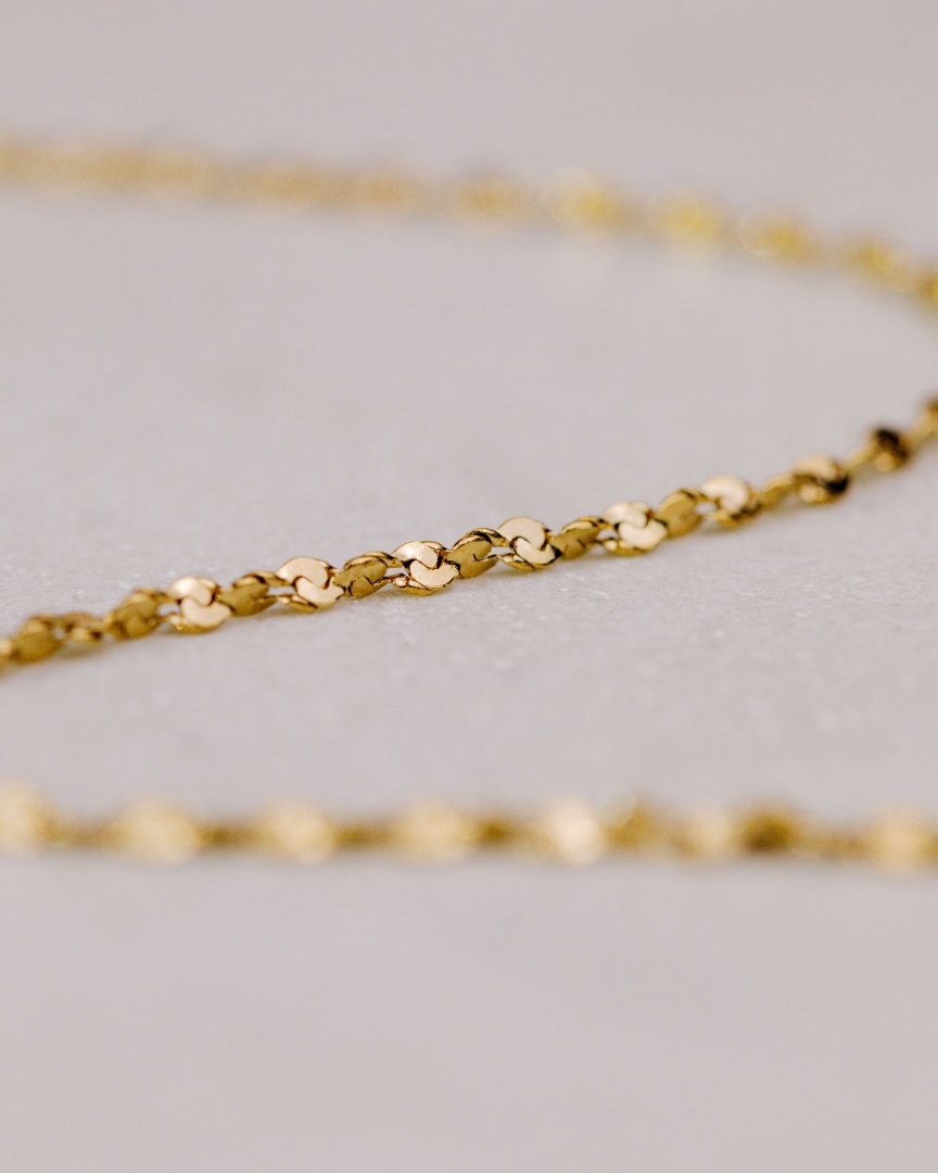 Tinsel Chain Bracelet gold