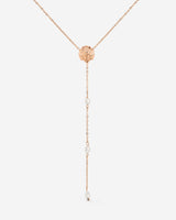 Ocean Lovers Y-Necklace Rose Gold