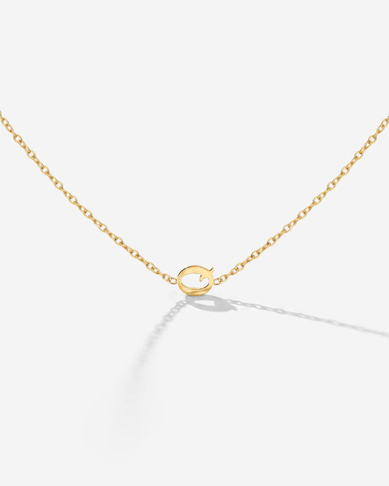Tiny Letter Necklace