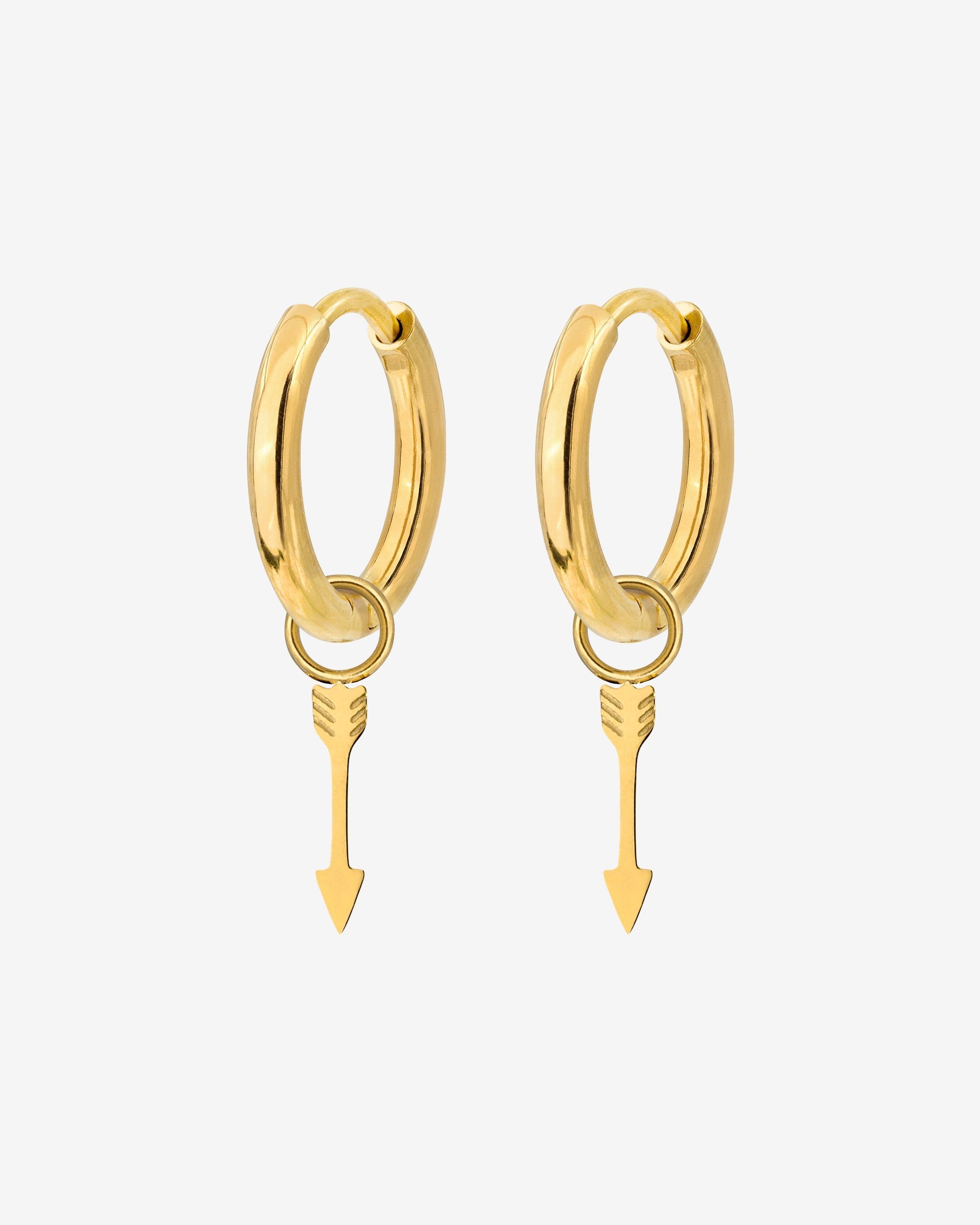 Cupid Arrow Hoopies Gold