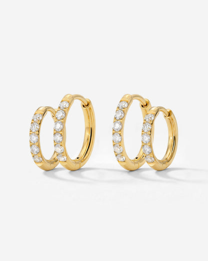 Glimmer Hoop Bundle gold