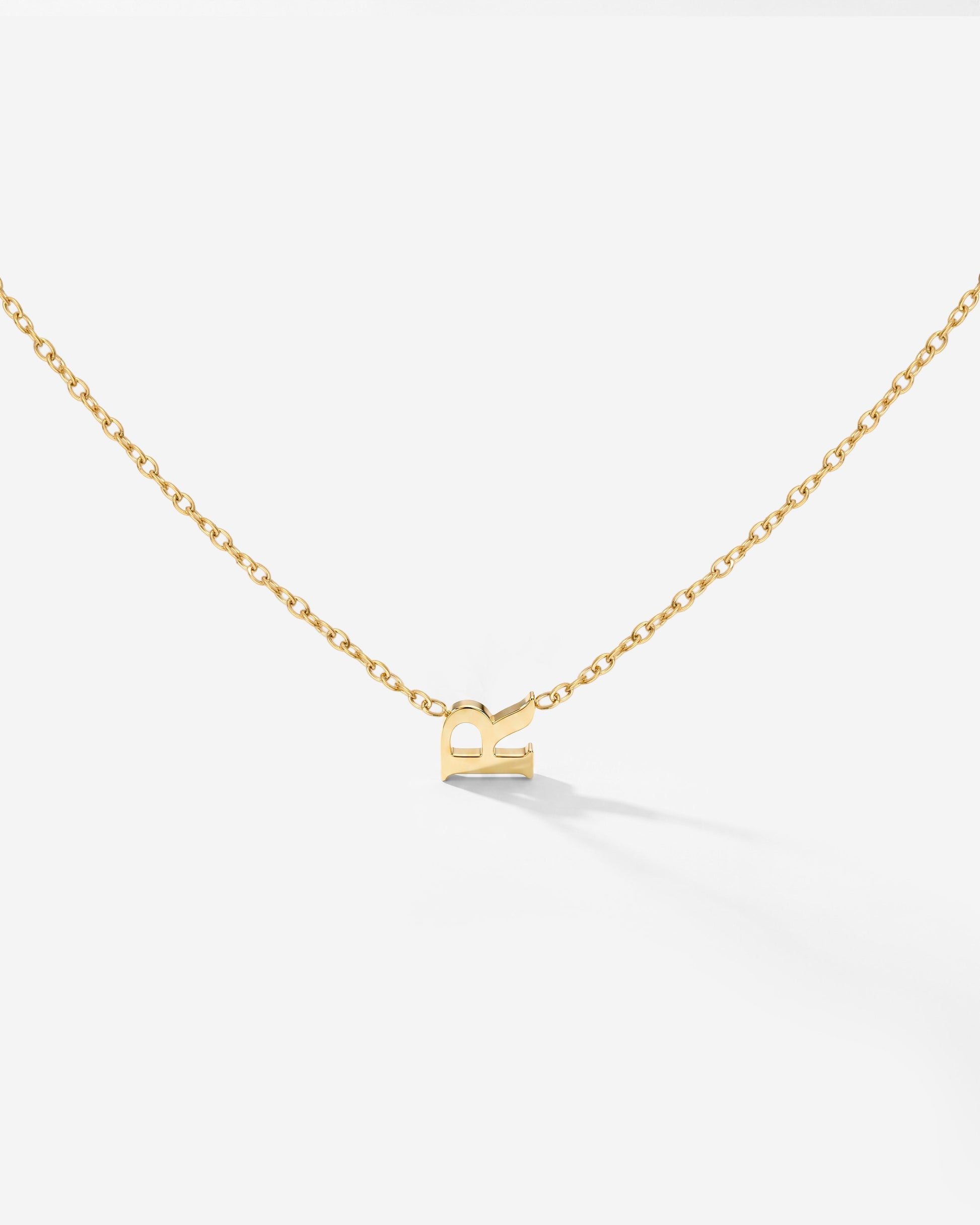 Tiny Letter Necklace
