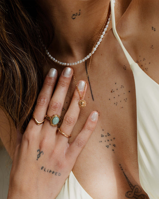 Aurelia Necklace Rose Gold