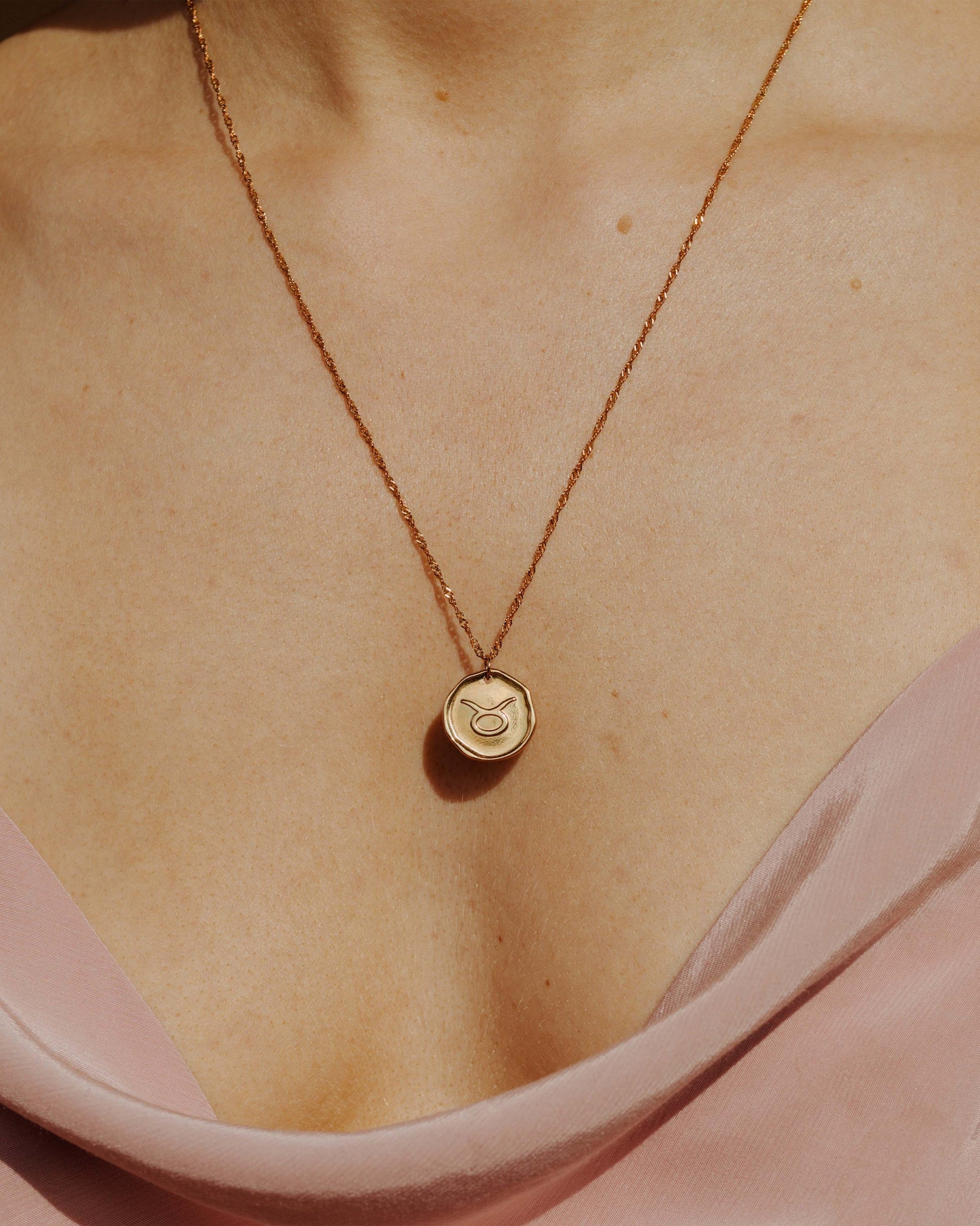 Zodiac Necklace – Rose Gold