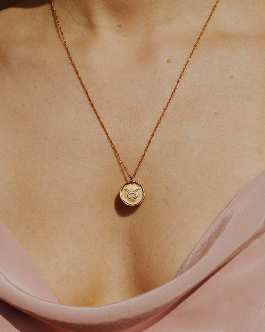 Zodiac Necklace – Rose Gold