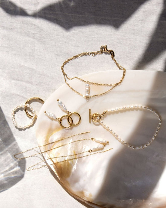 Lisys Pure Pearl Bracelet Silver