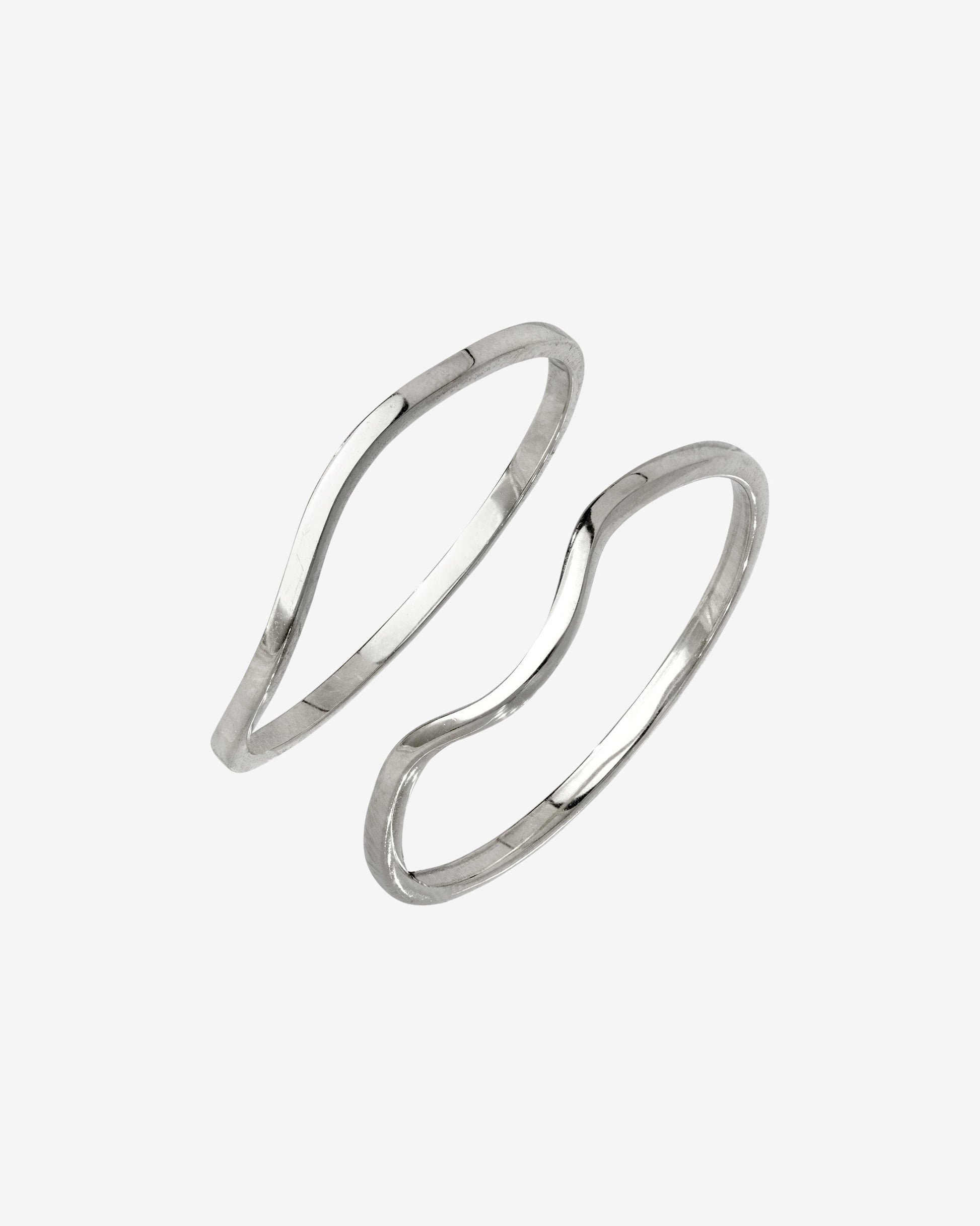 Skinny Dip Ring Duo Silver
