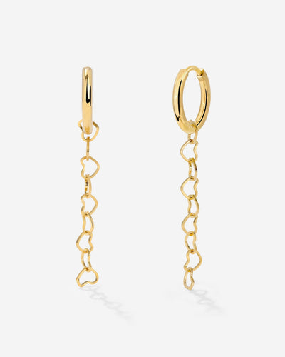 Heart after Heart Hoop Set Small gold