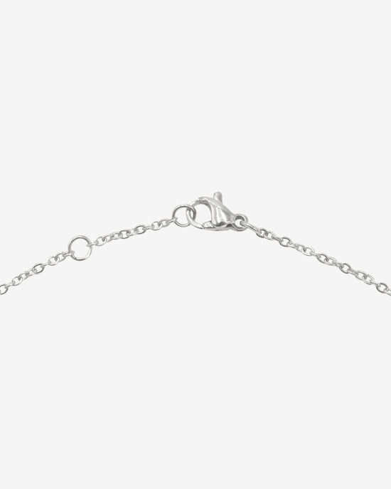 Tiny Coin Necklace Silver