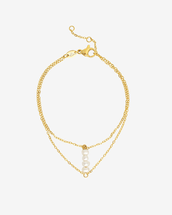 Lisys Pure Pearl Bracelet Gold