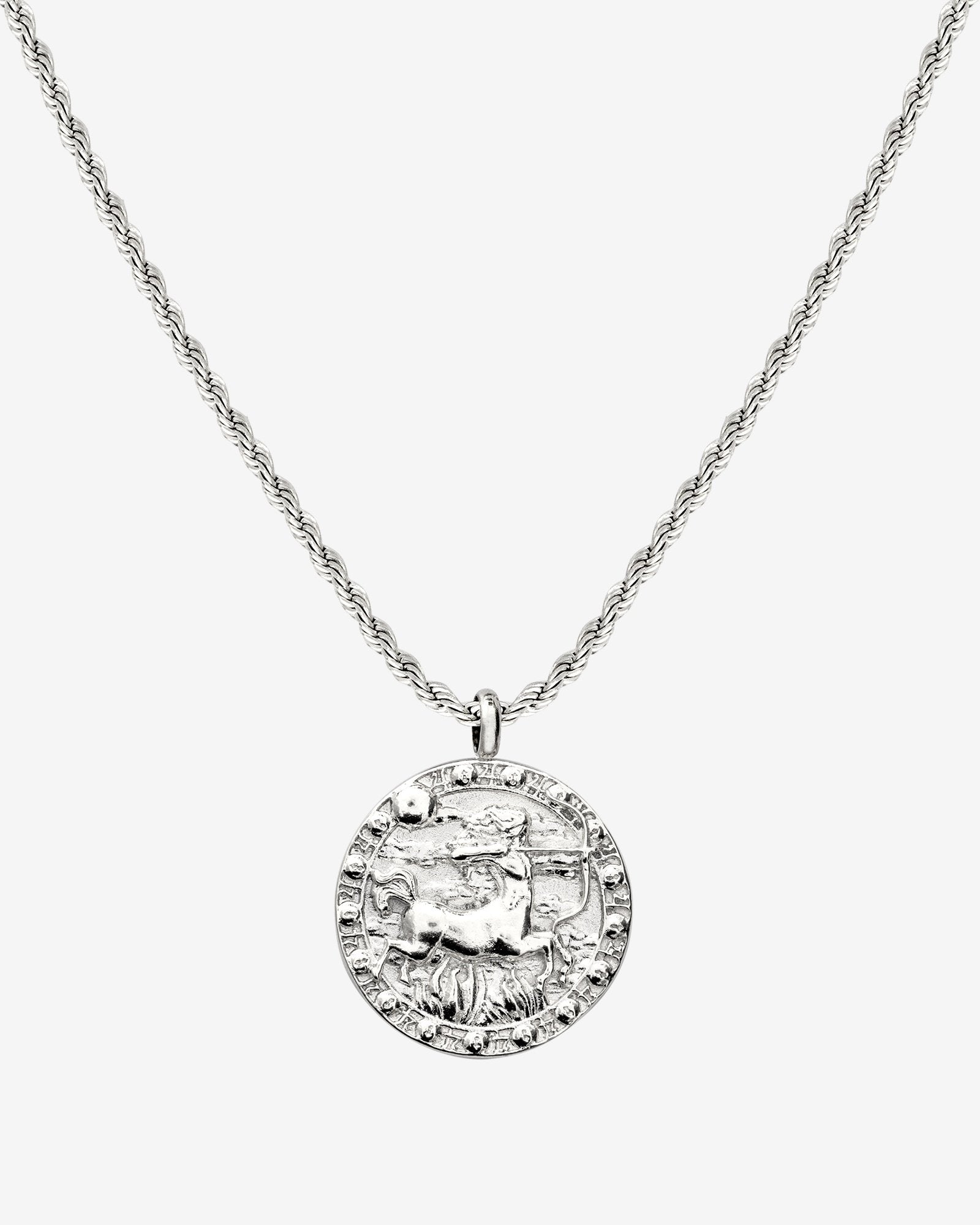 Zodiac Sign Necklace Silver