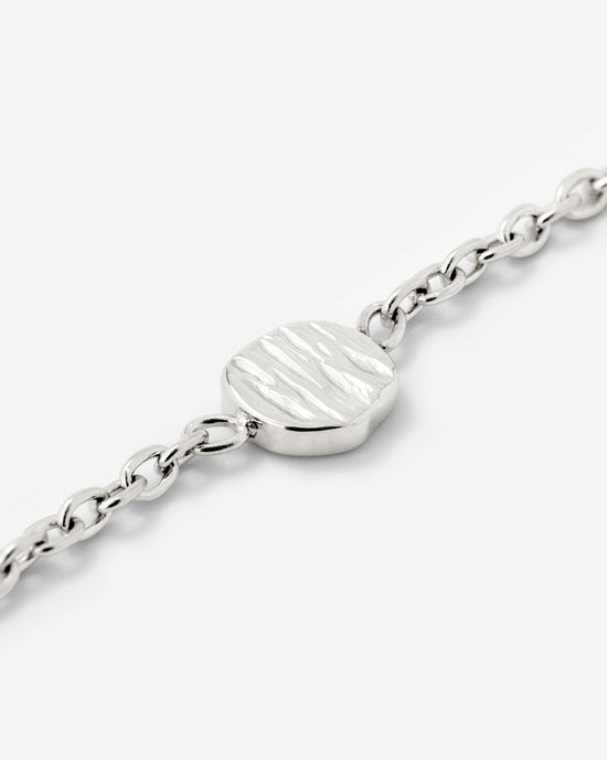 Boho Coin Bracelet Silver