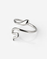 Slim Snake Ring Silver
