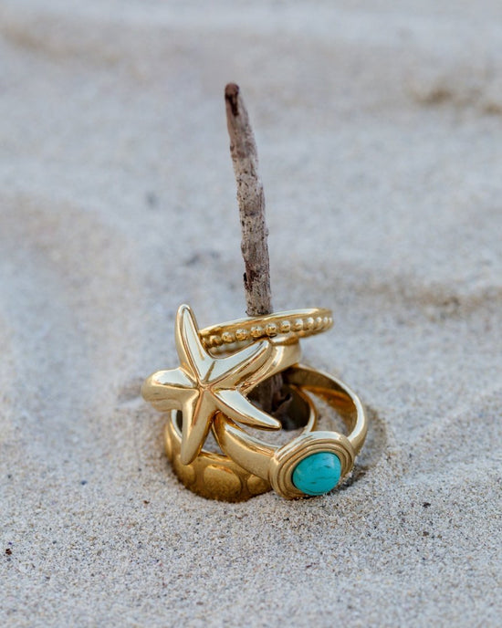 Boho Dots Ring Rose Gold