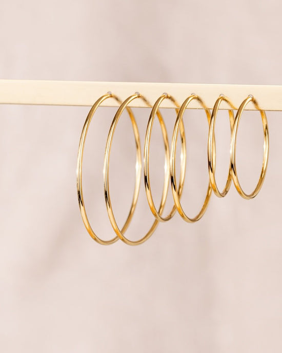 Maxi Hoops Silver