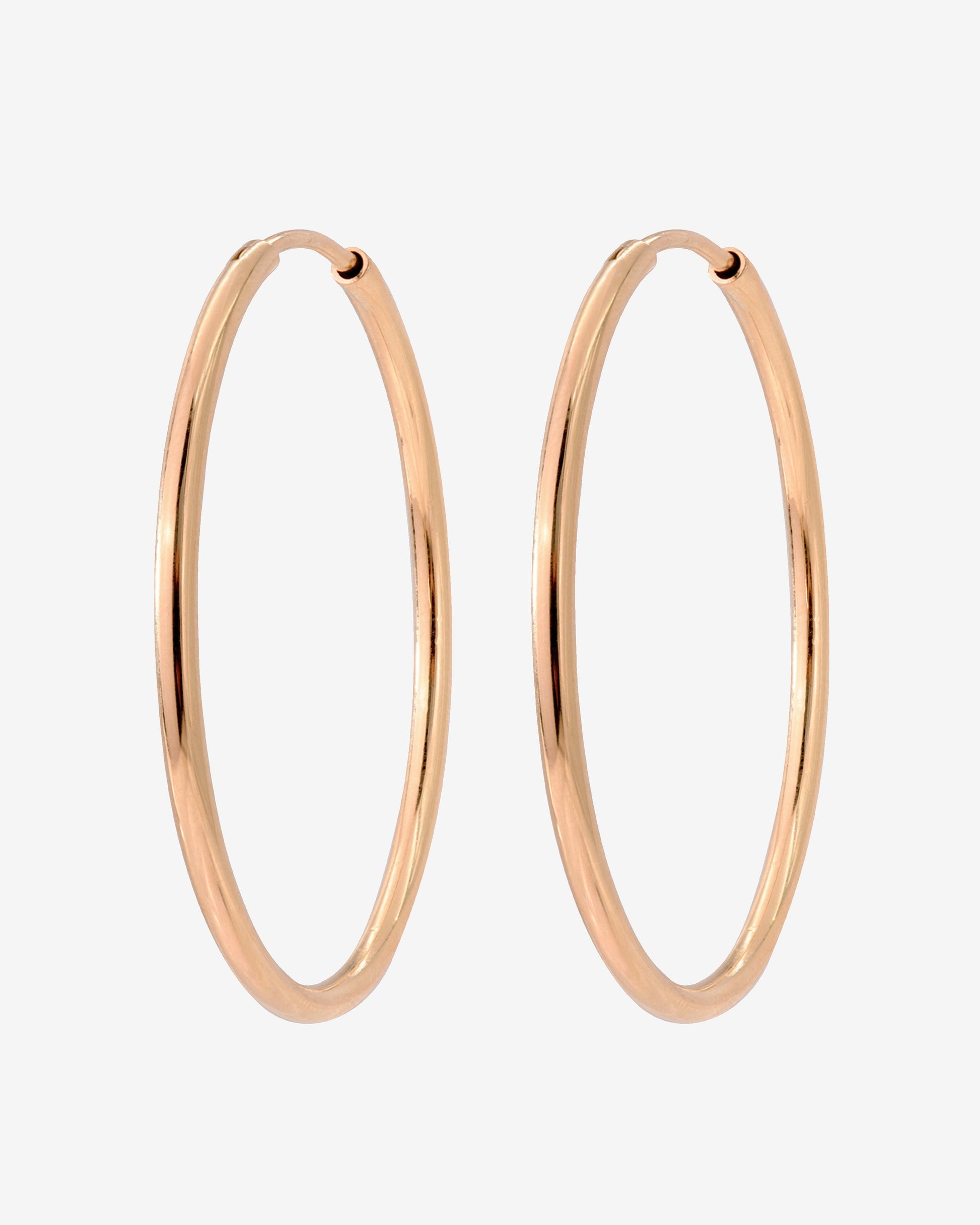 Maxi Hoops Rose Gold