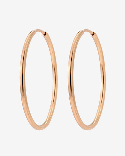 Maxi Hoops Rose Gold