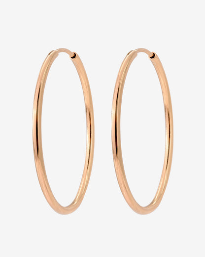 Maxi Hoops Rose Gold