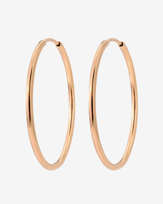 Maxi Hoops Rose Gold