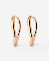 Timeless Oval Hoops Rose Gold
