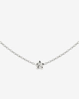Floral Glow Choker Silver