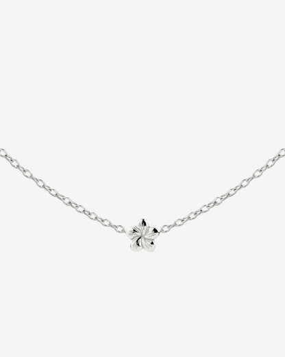 Floral Glow Choker Silver
