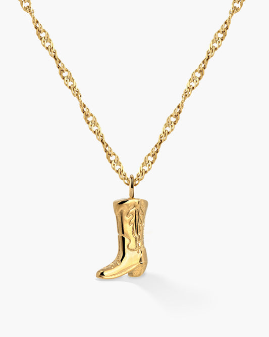 Howdy Necklace Gold