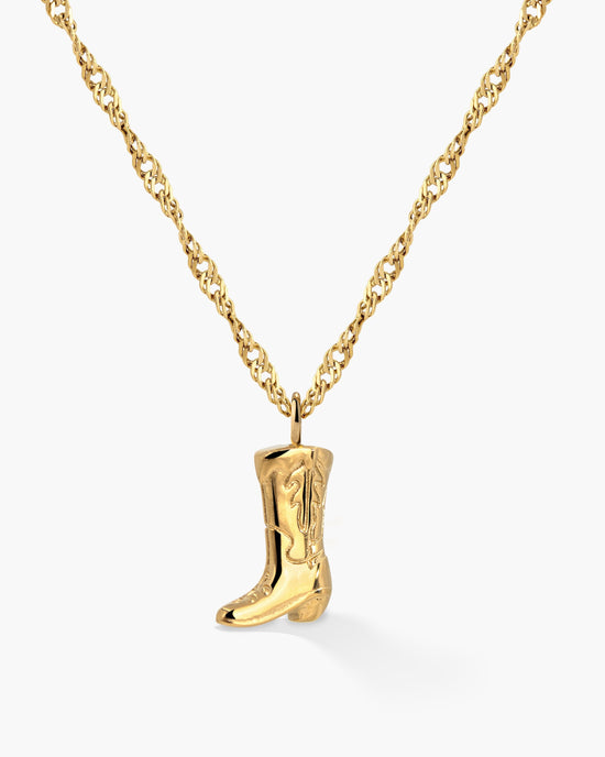 Howdy Necklace Gold