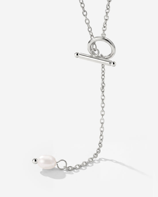 Cascade Pearl Y-Necklace