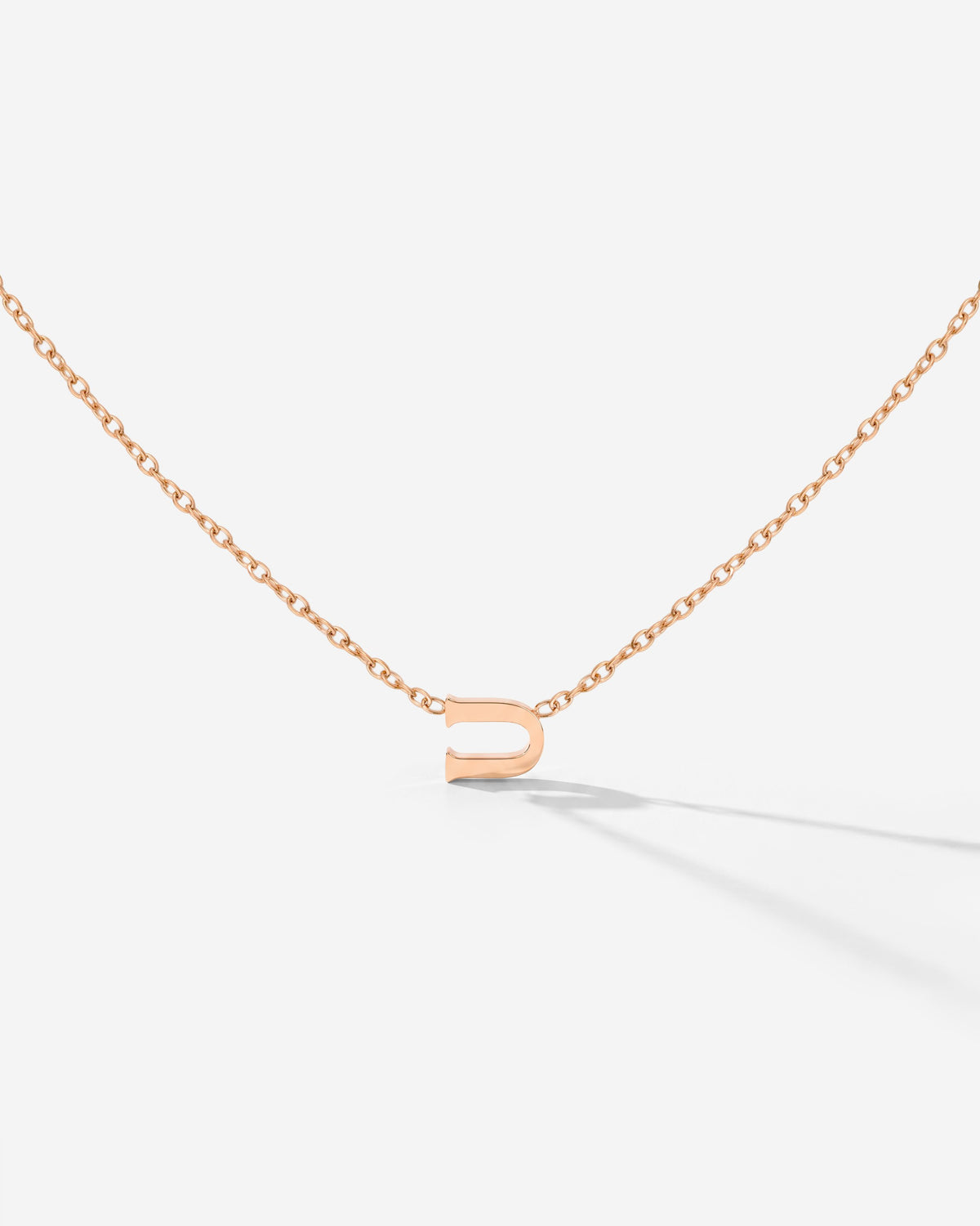 Tiny Letter Necklace