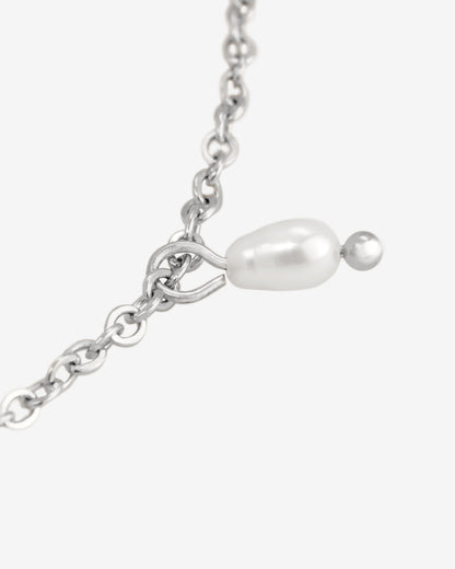 Perla Blanco Anklet Silver