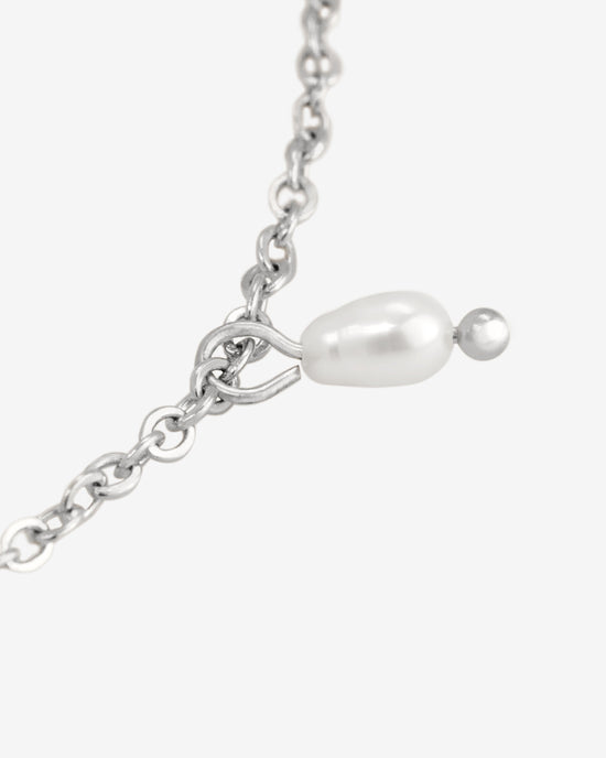Perla Blanco Anklet Silver