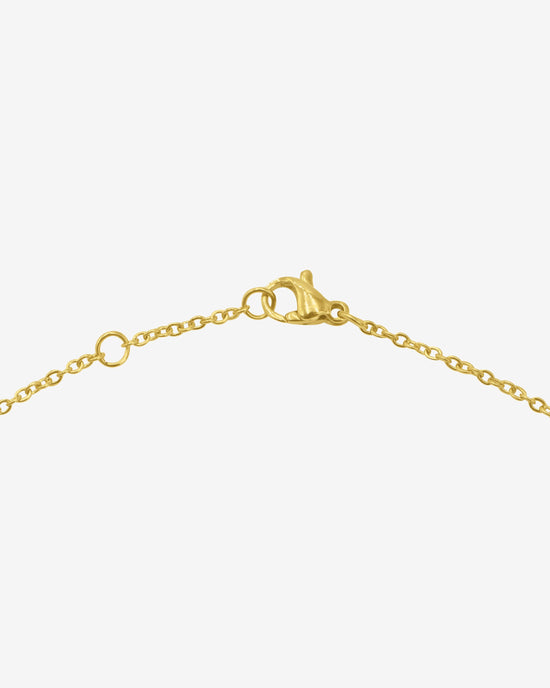 Tiny Coin Necklace Gold