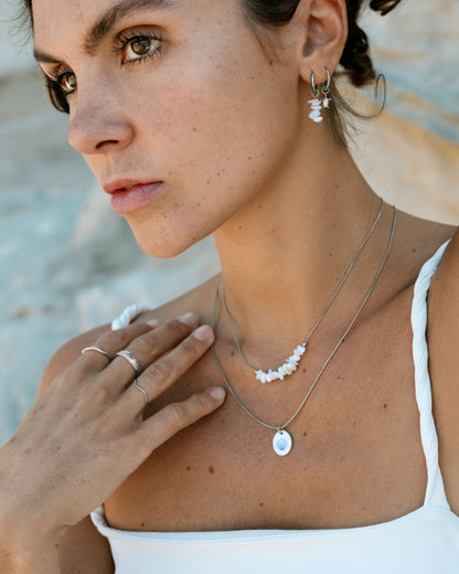 Shell Relic Hoop Set Small