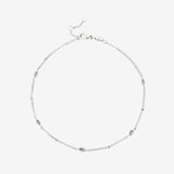Sparkling Eyes Anklet Silver