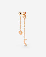 Shiny Ines Stud Earring Rose Gold