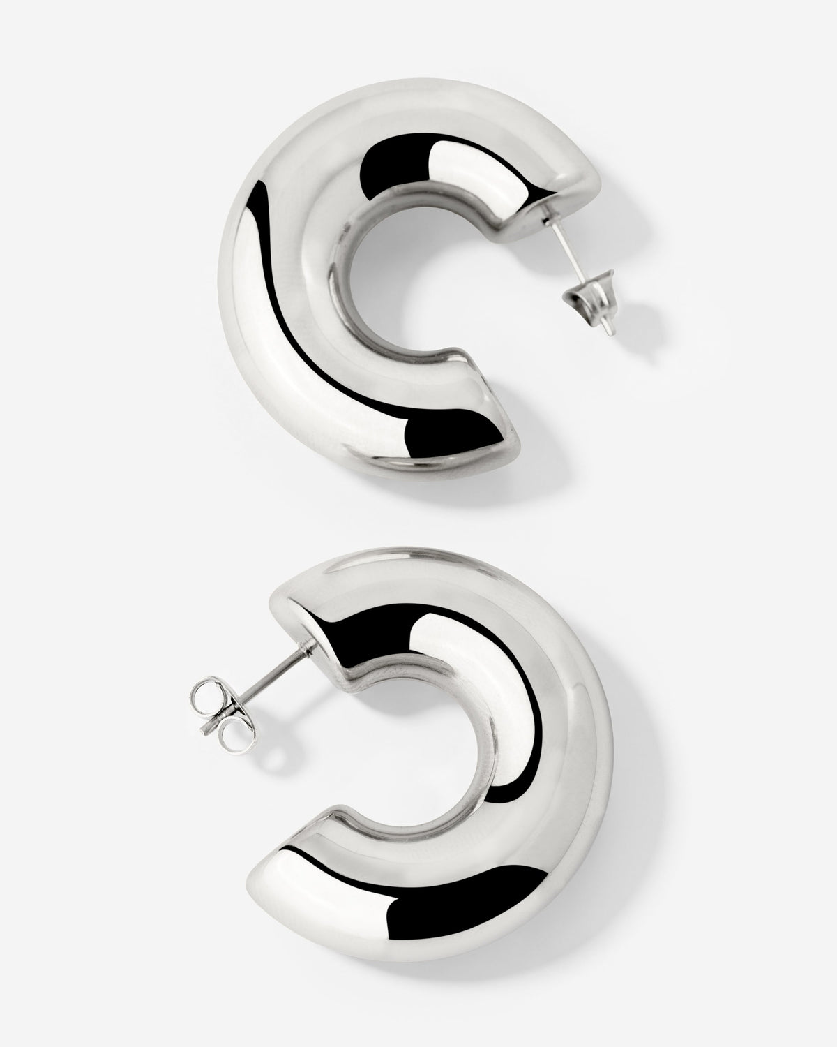 Chunky Hoop Studs