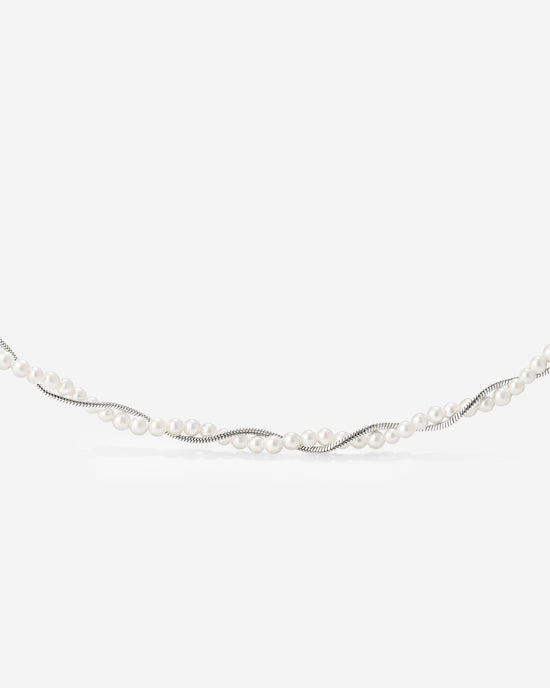 Infinite Bonding Necklace Silver