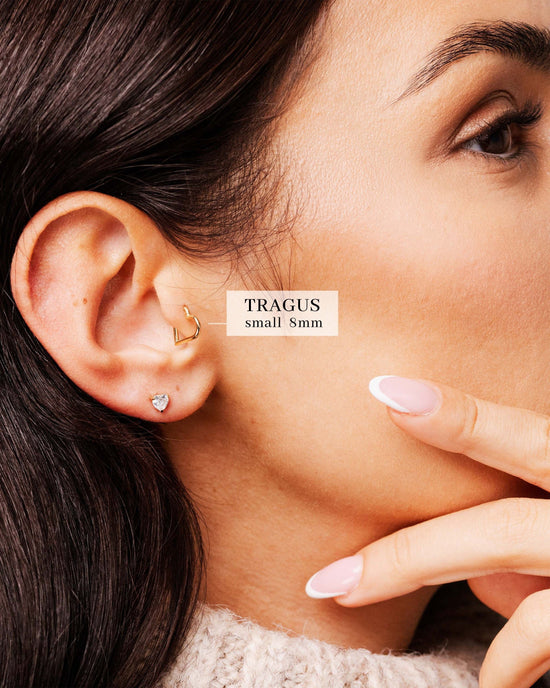 Heartily Piercing Rose Gold