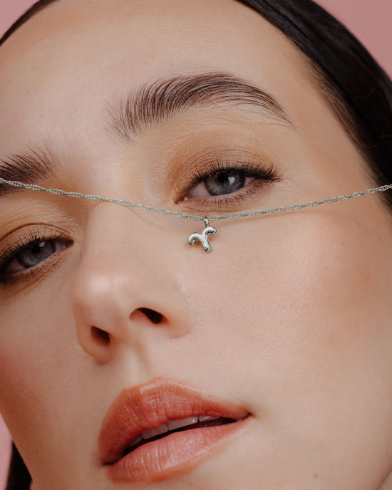 Aries Bubble Necklace Silver