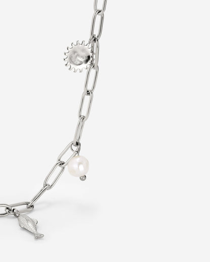 Seaside Treasures Necklace Silver