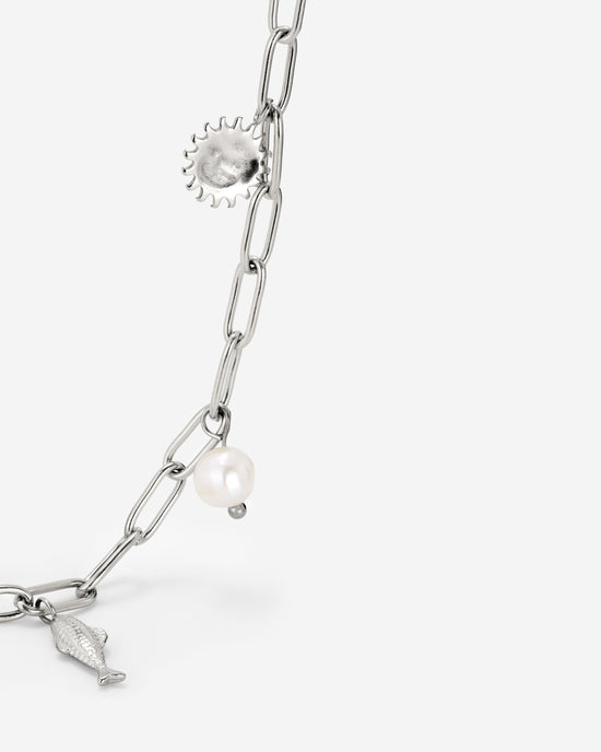 Seaside Treasures Necklace Silver
