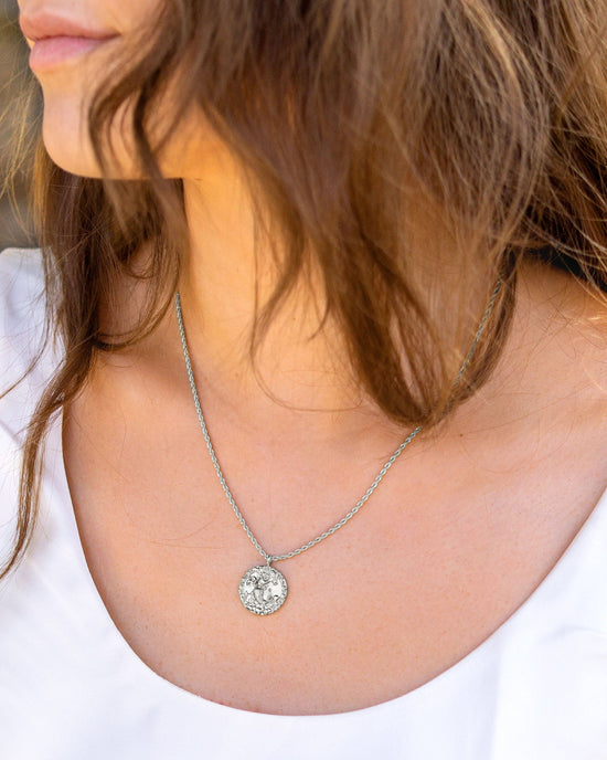 Zodiac Sign Necklace Silver