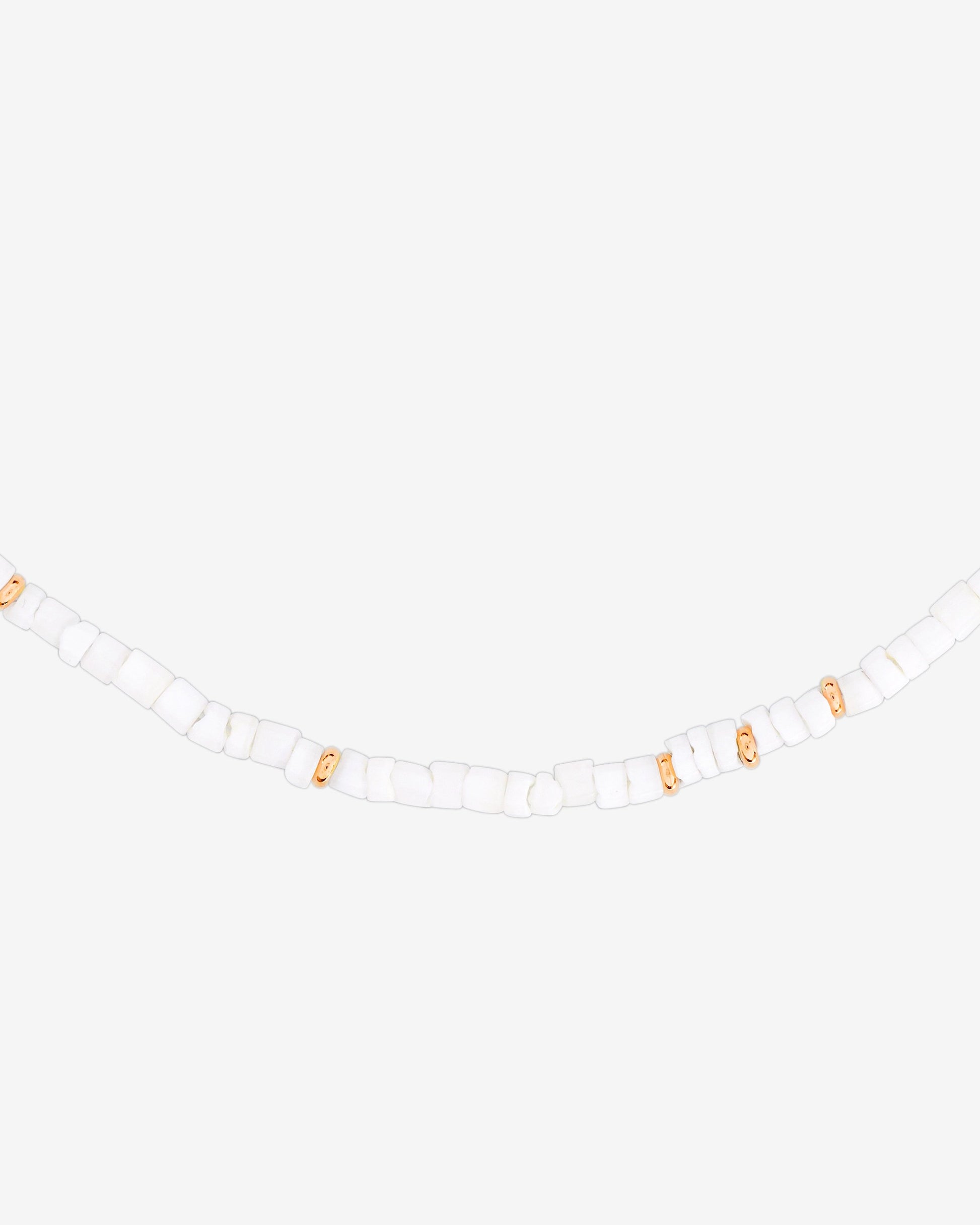 Puka Shell Necklace Rose Gold