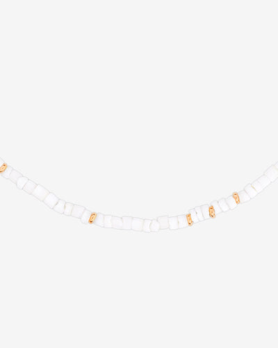 Puka Shell Necklace Rose Gold