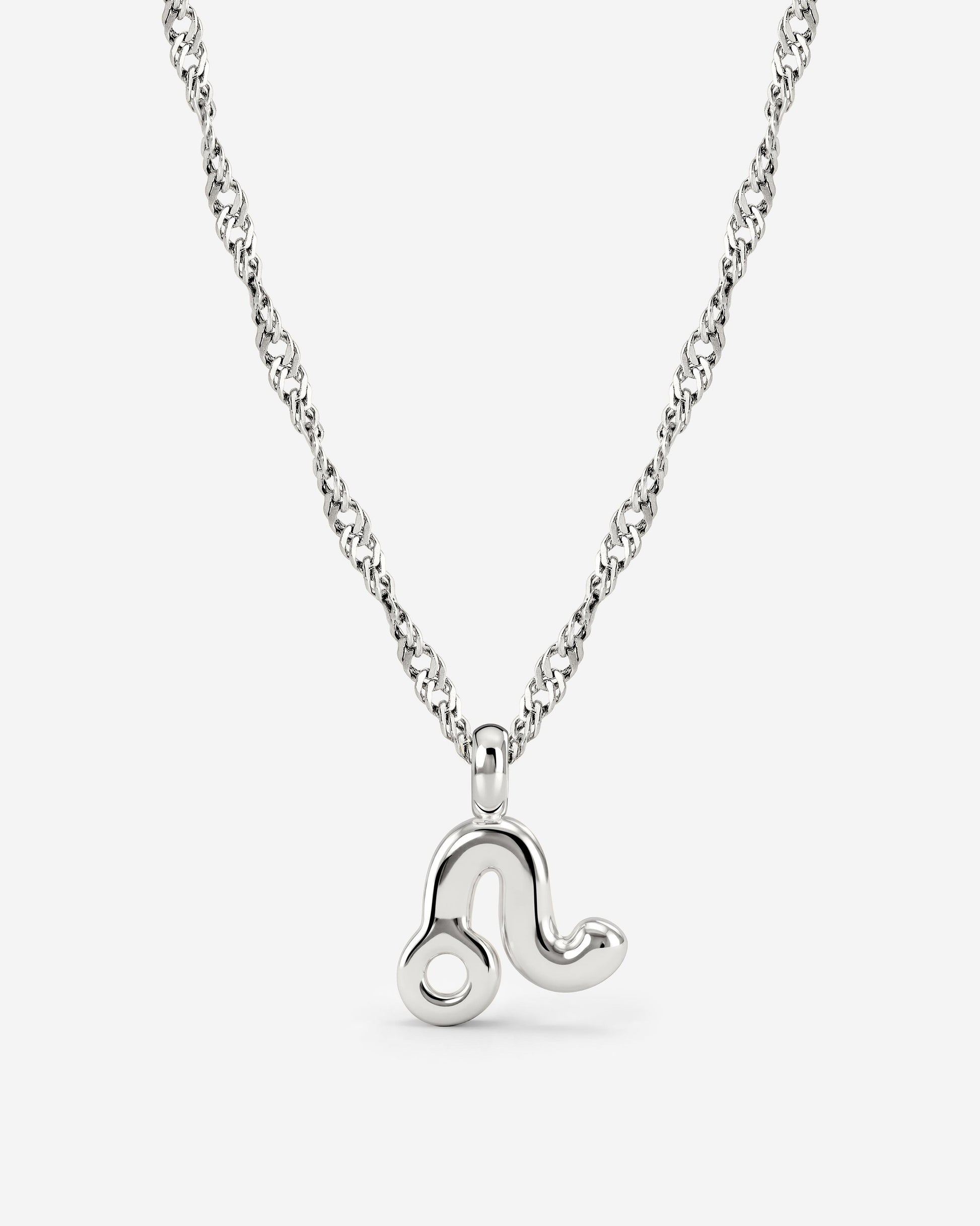 Leo Bubble Necklace Silver