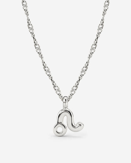 Leo Bubble Necklace Silver