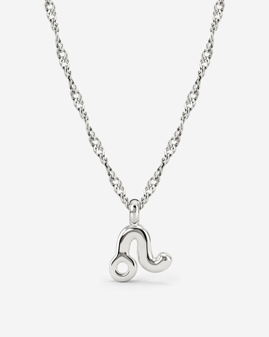 Leo Bubble Necklace Silver
